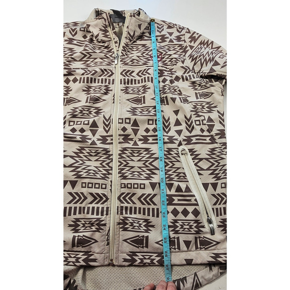 Ariat XXL women's Aztec spell out rodeo zip up jacket western wind protect # - Picture 9 of 10